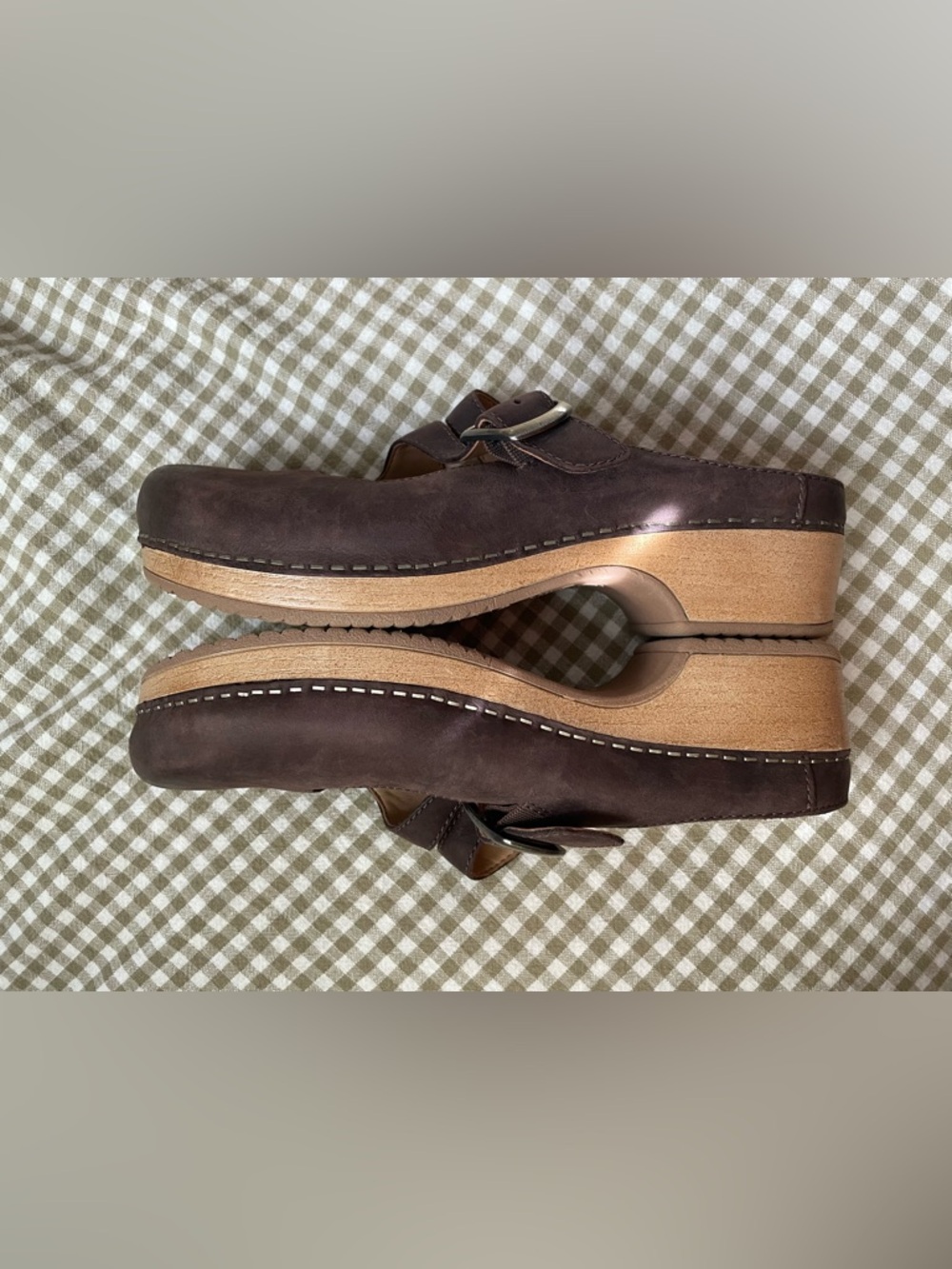 Dansko Britney Chocolate Burnished Nubuck Women's Comfort Mule Size 38 - Picture 4 of 5